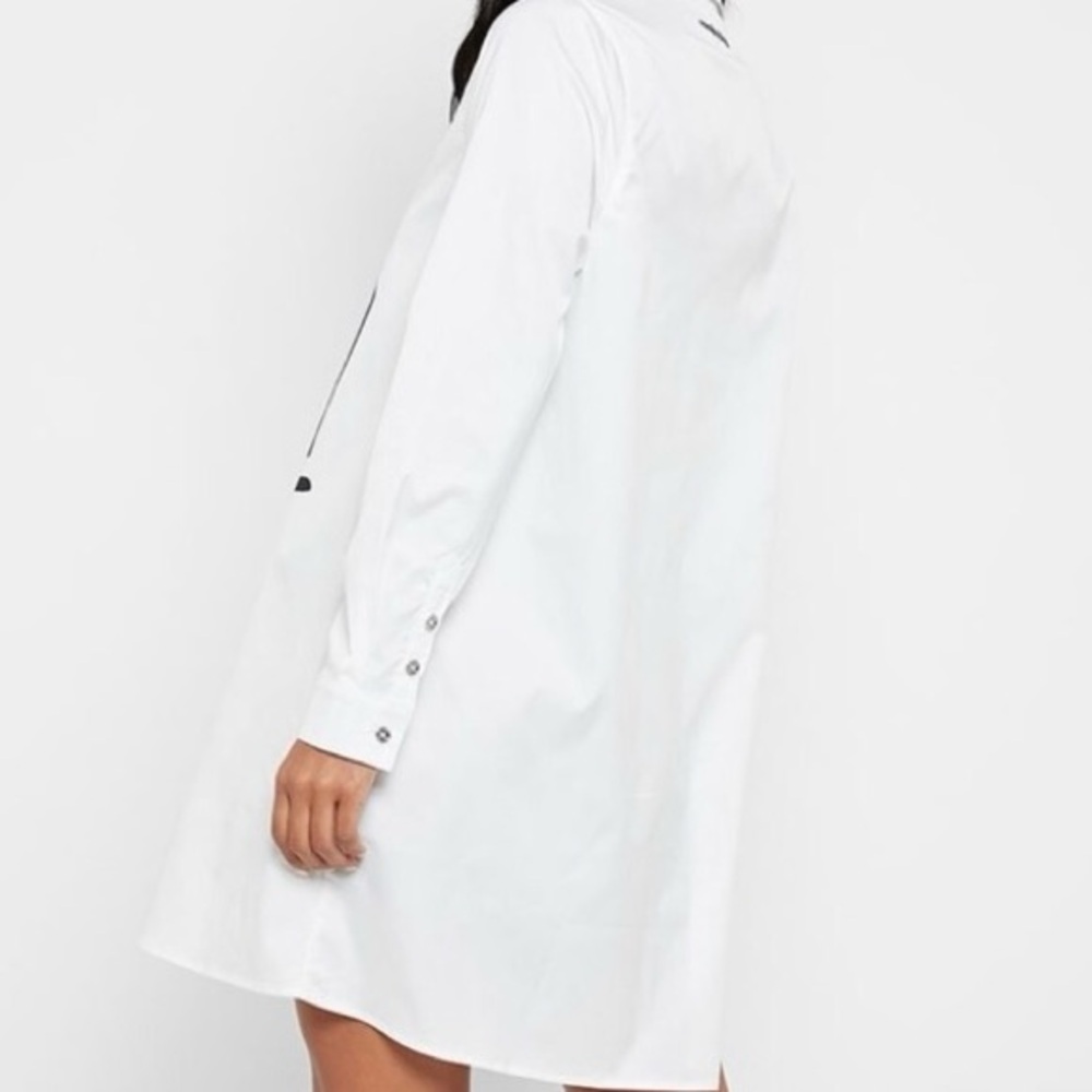 Maniere De Voir Shirt Dress No More Drama Size 6 - Picture 2 of 16